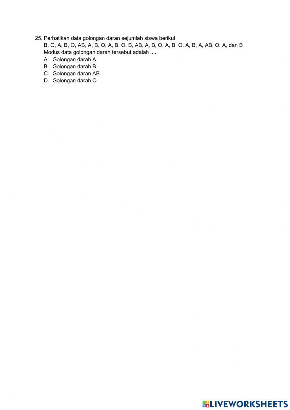 Latihan ASPD Matematika