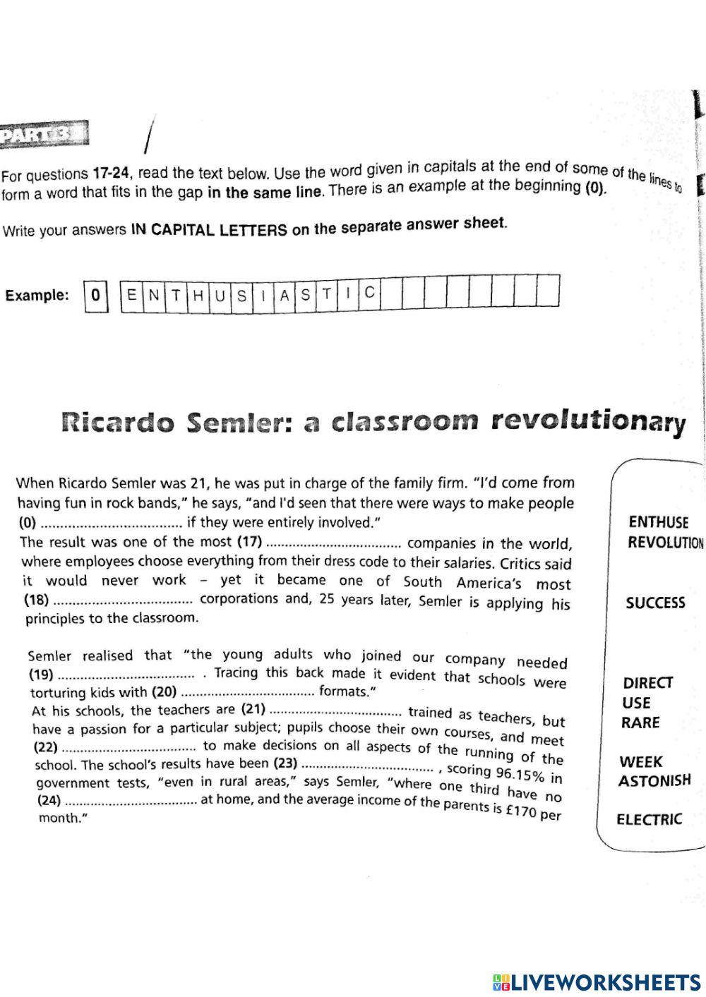 FCE For Schools 1 - TESTS 4&5