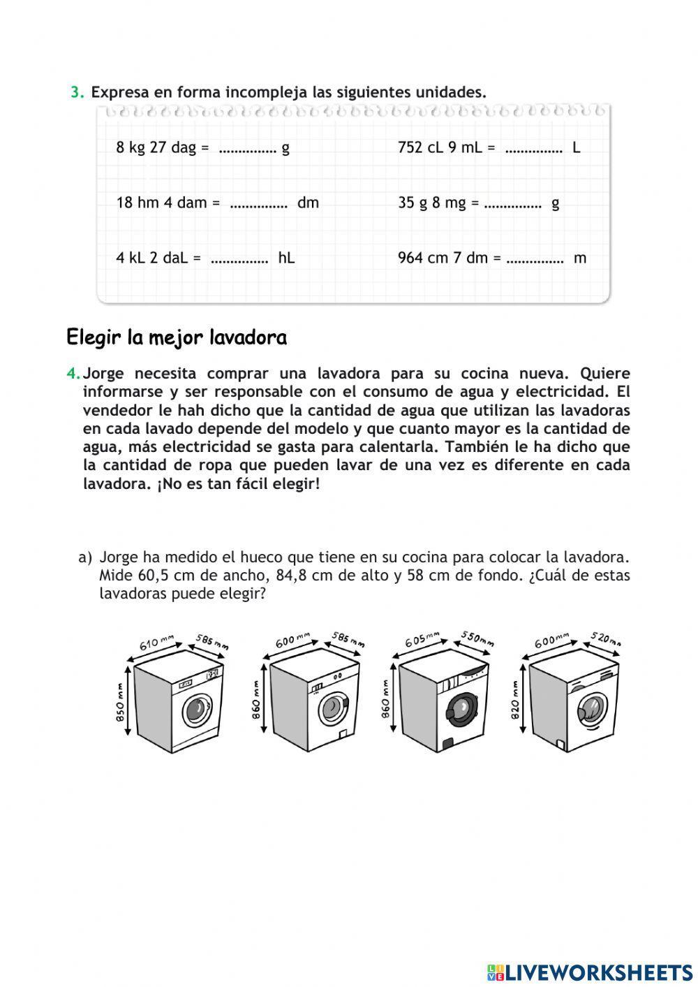 Repasa y Comprueba lo aprendido Tema 9 Mates 4º