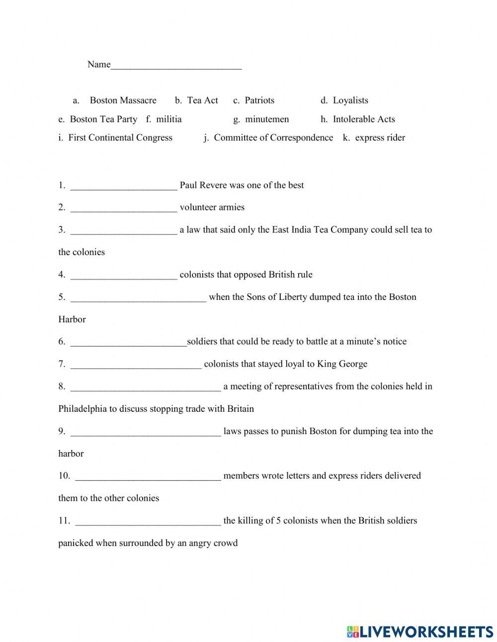 Ch 8 Lesson 2 ss worksheet | Live Worksheets