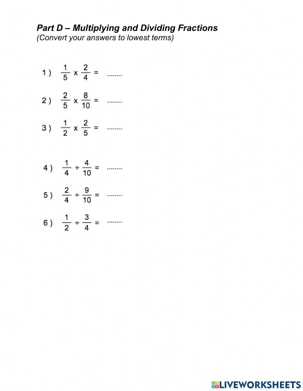 Fractions Mega Practice