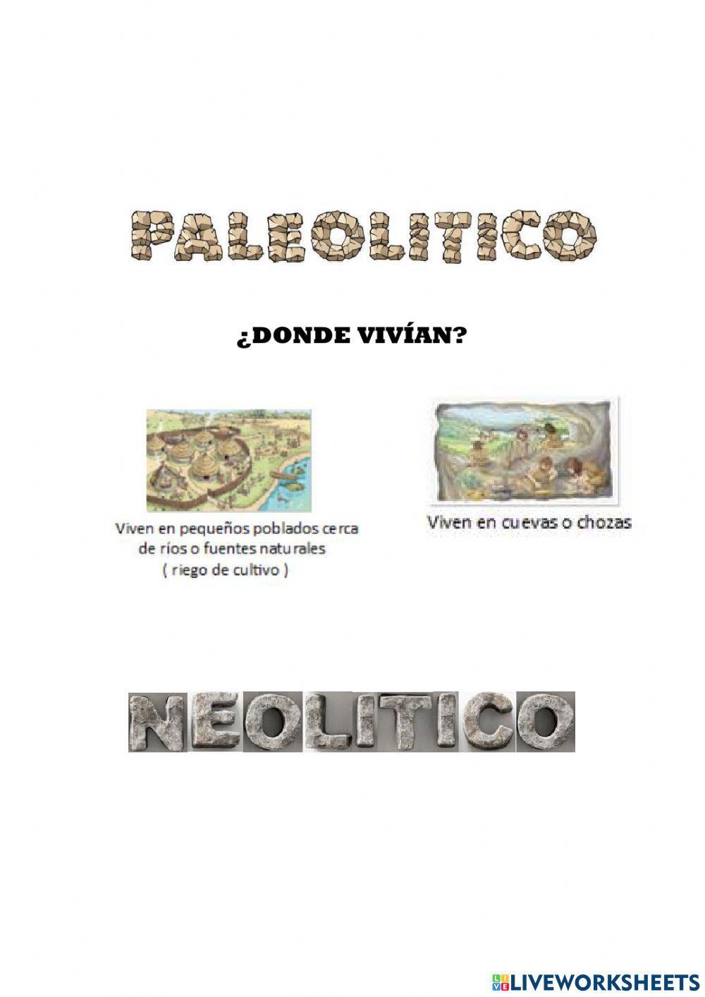 Paleolitico vs neolitico