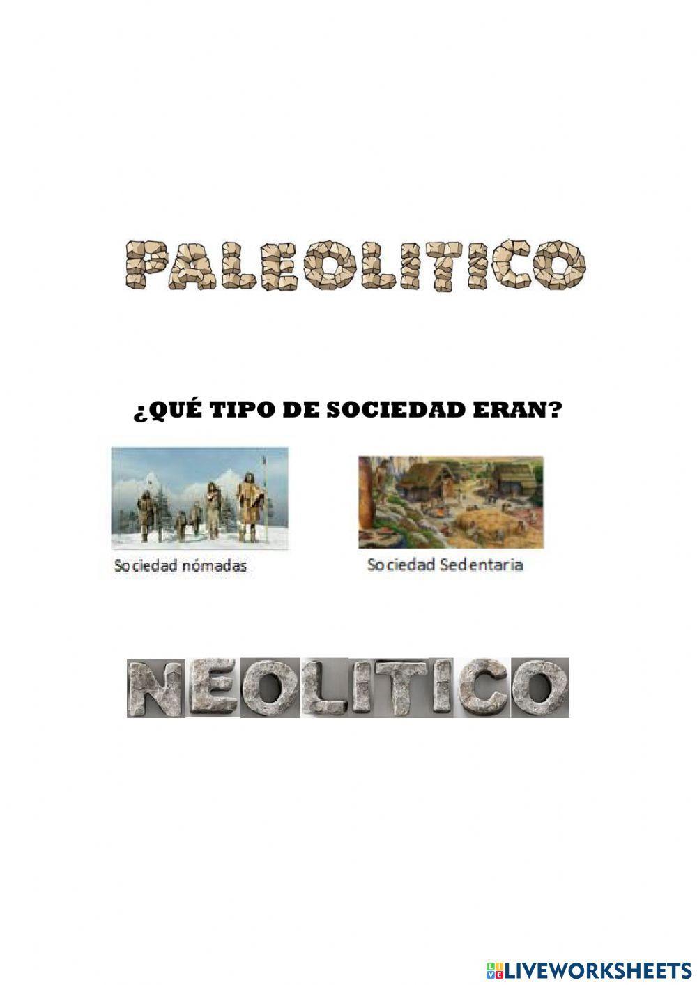 Paleolitico vs neolitico
