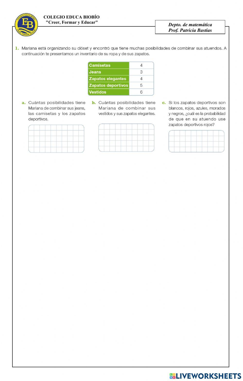 Guía 32 8° Calculan la probabilidad de un evento utilizando principio multiplicativo y diagrama de árbol. Guía 32 8° Calculan la probabilidad de un evento utilizando principio multiplicativo y diagrama de árbol.