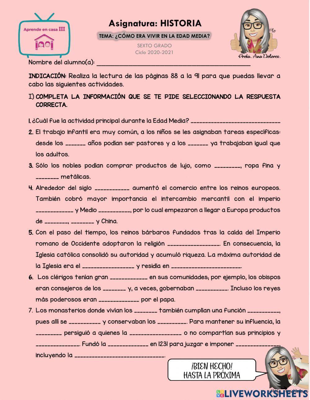 ¿Cómo era vivir en la Edad Media?
