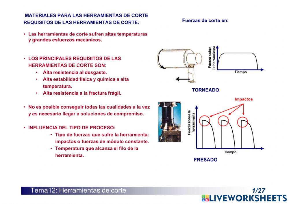 Operaciones mecánicas