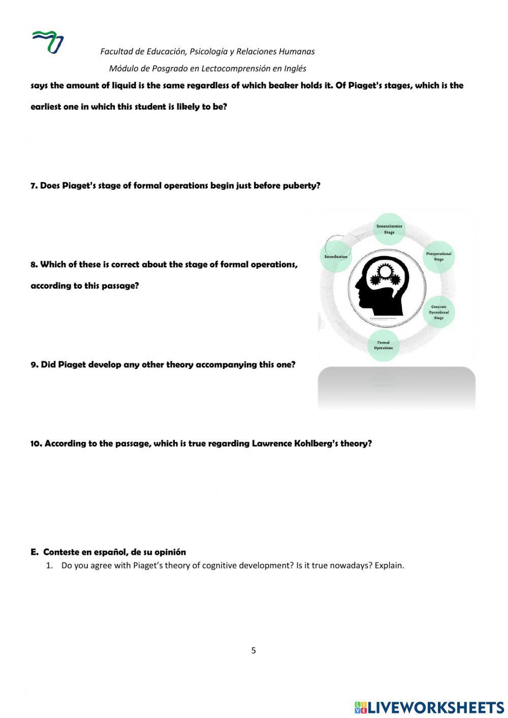 Psychology - English for Specific Purposes