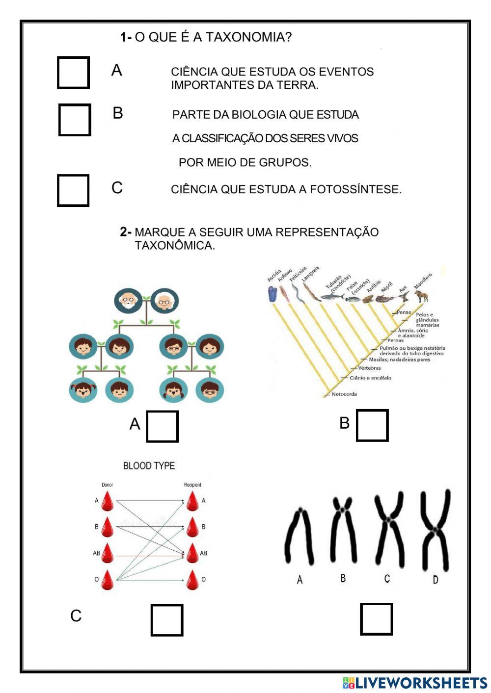 Atividade de biologia