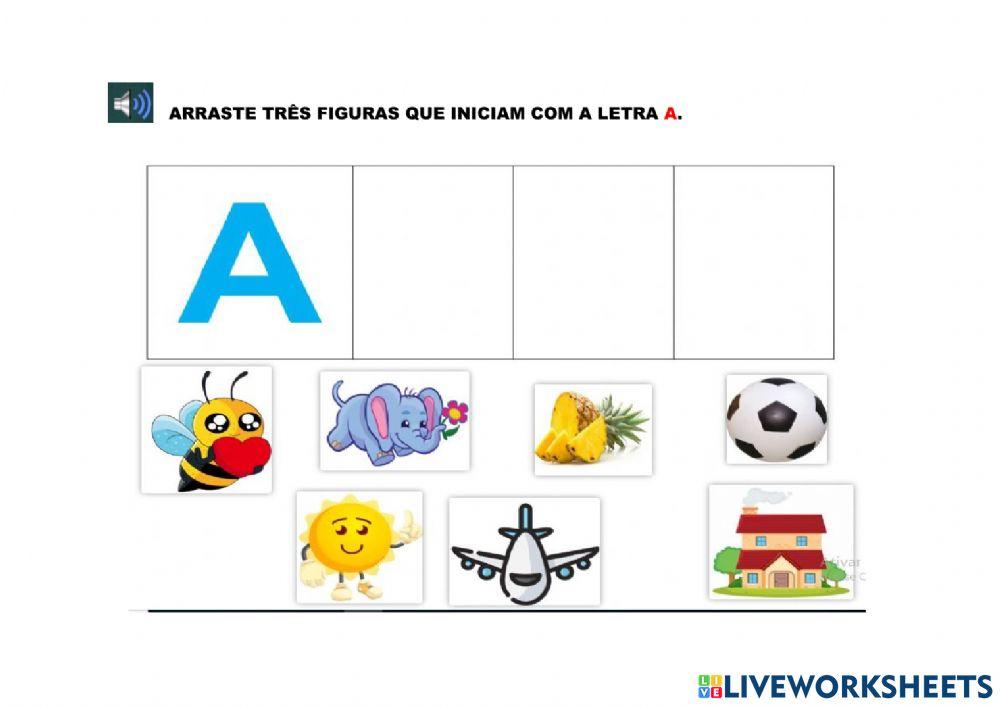 Palavras que iniciam com as vogais