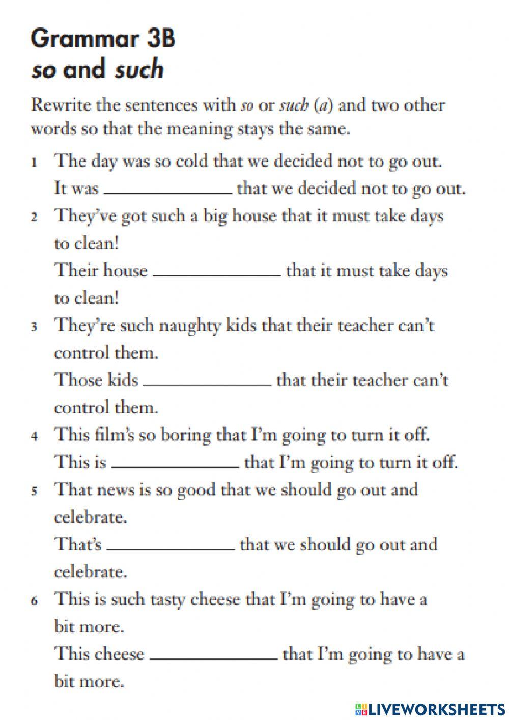 So such cold phrases