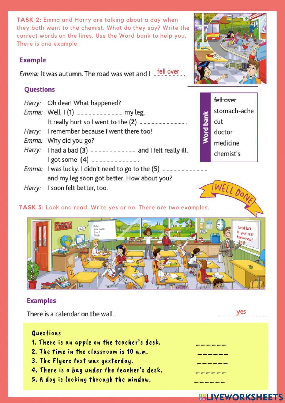 Grade 4 -flyers worksheet | Live Worksheets