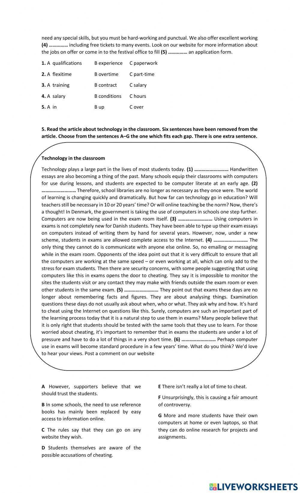 First exam 9th GRADE