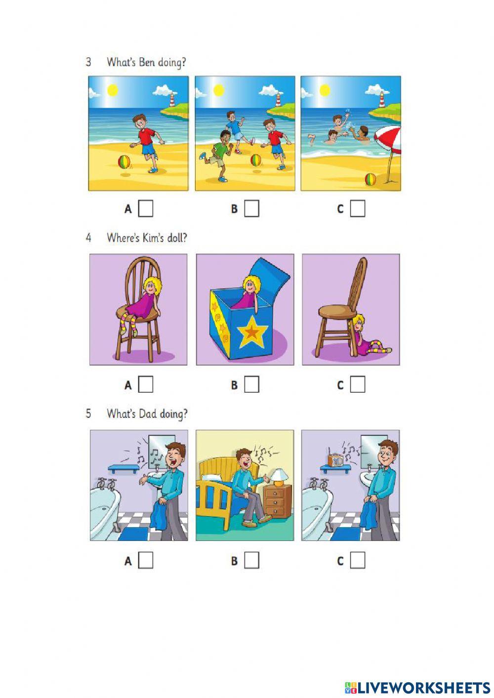 STARTERS  LISTENING TEST 1