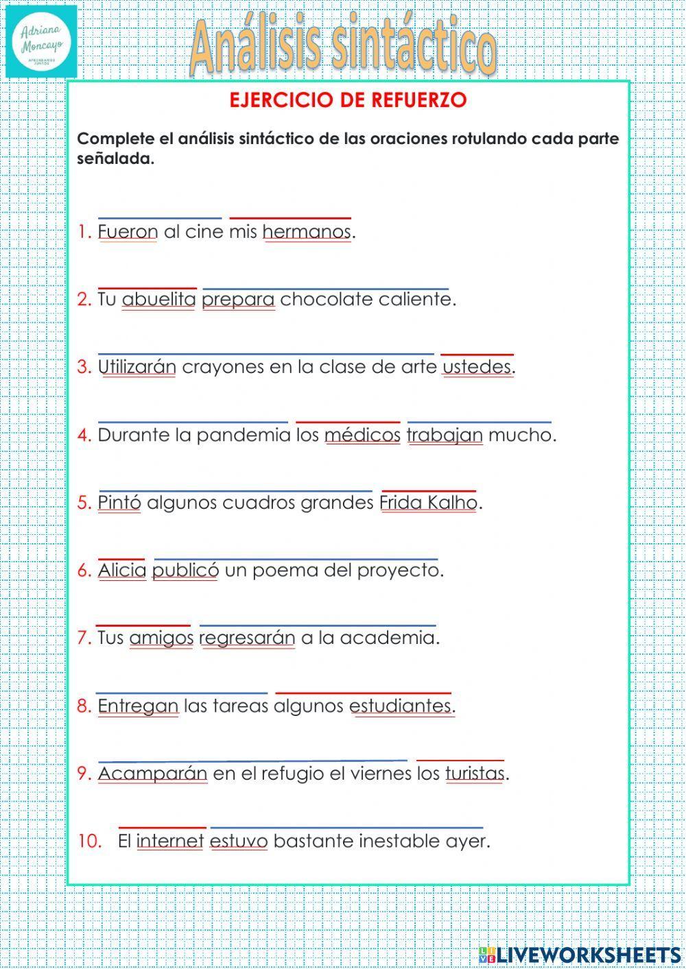 Análisis sintáctico