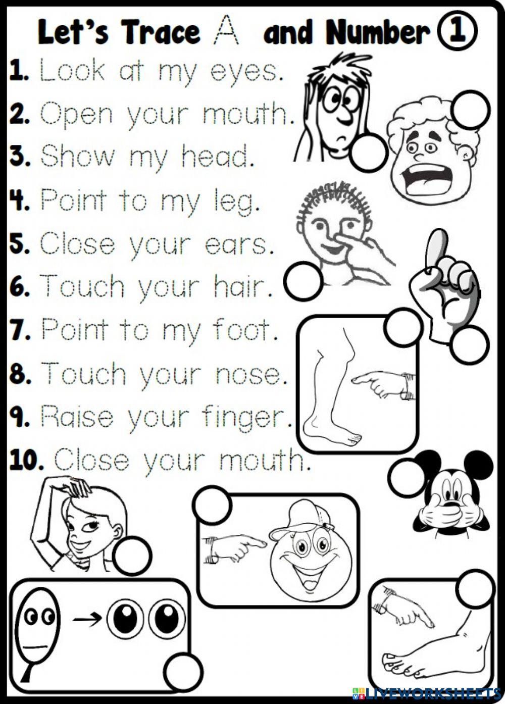 2.7. Body Parts - Commands 2.7. Body Parts - Commands