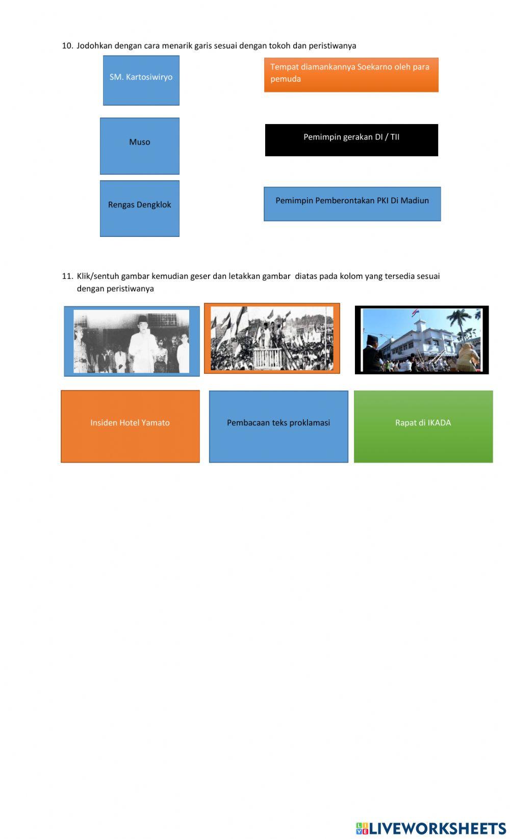 Peristiwa sekitar proklamasi