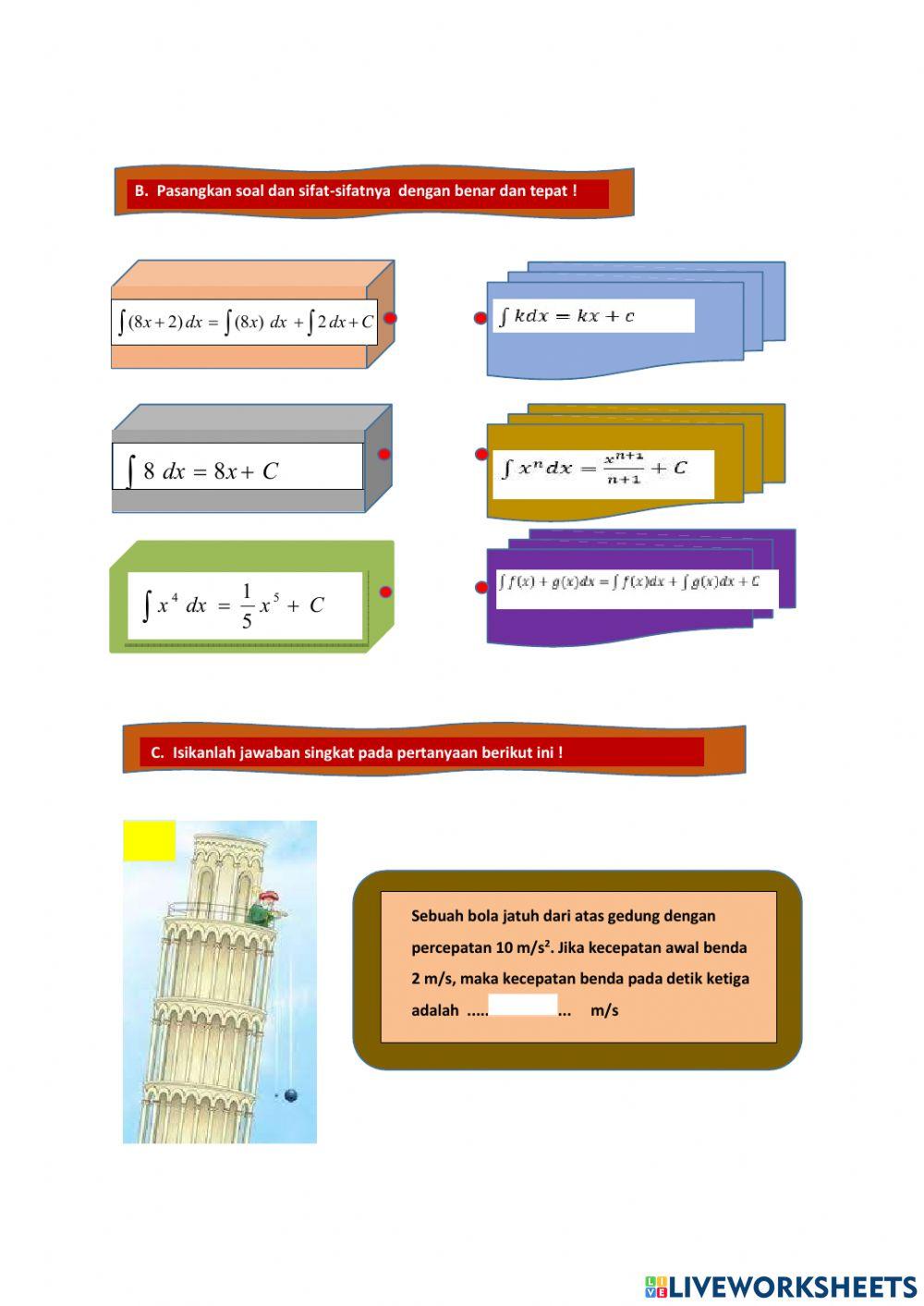 Integral Fungsi Aljabar