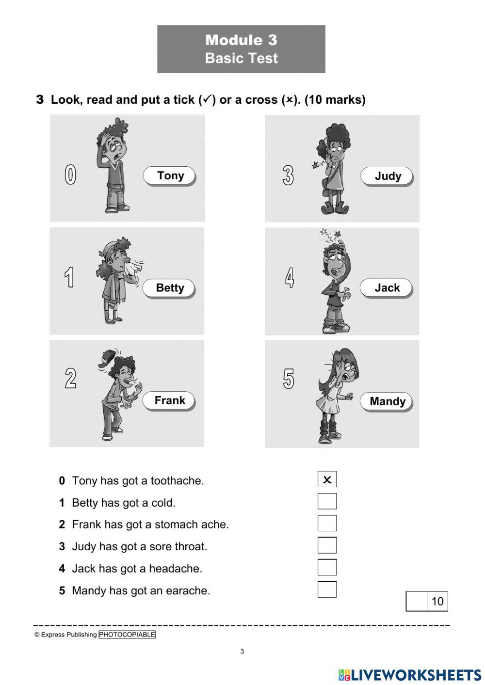 I Wonder 4 Module Test 3