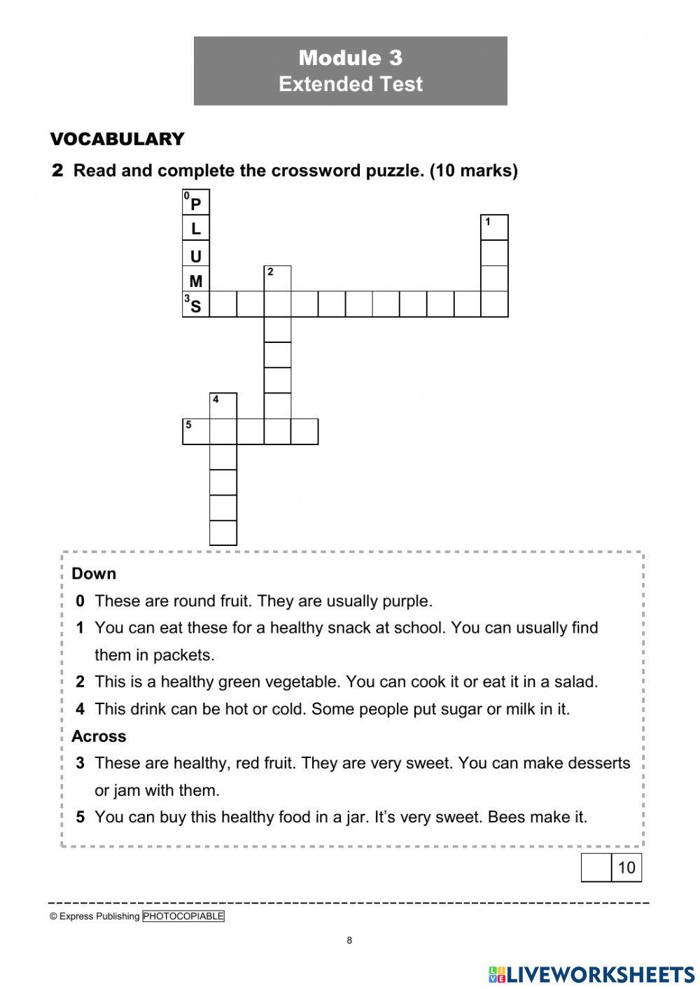 I Wonder 4 Module Test 3