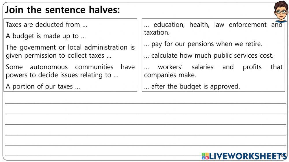 Spain's Politics Worksheets 11-16