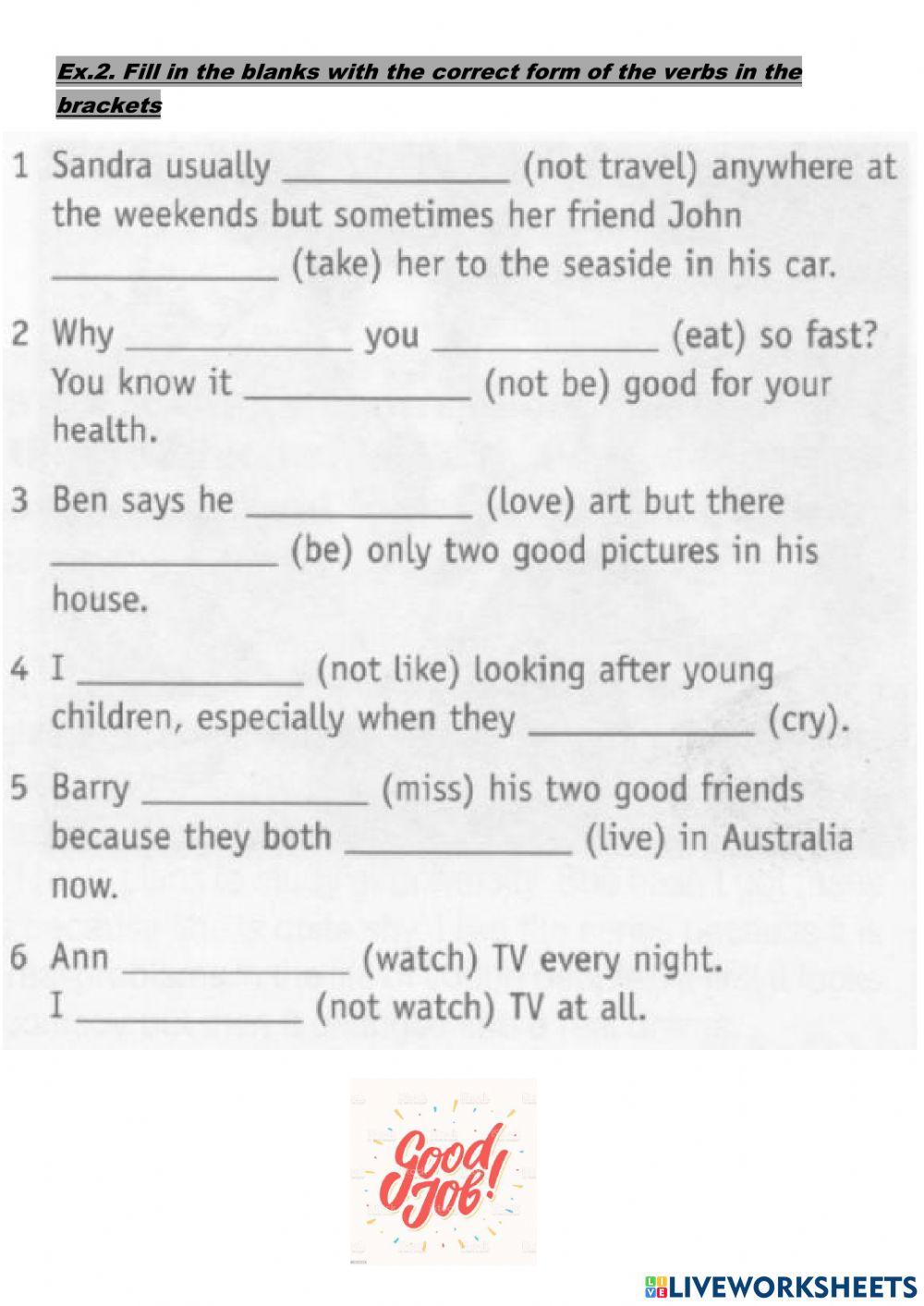 Use Of English (Elementary)