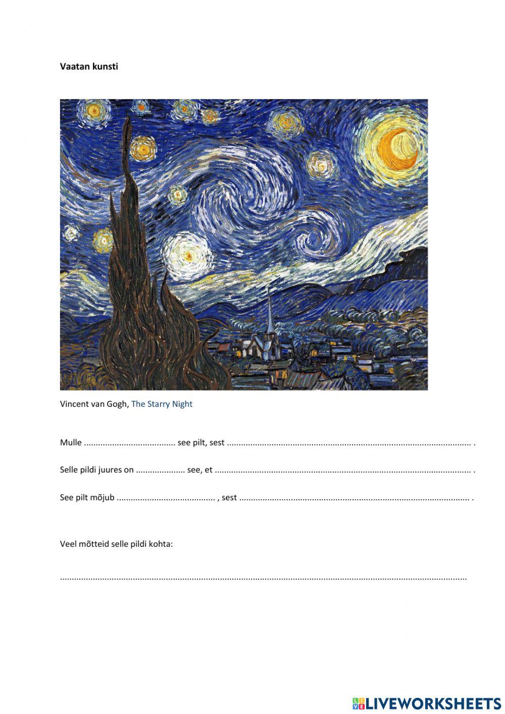 Vaatan kunsti, Tähistaevas