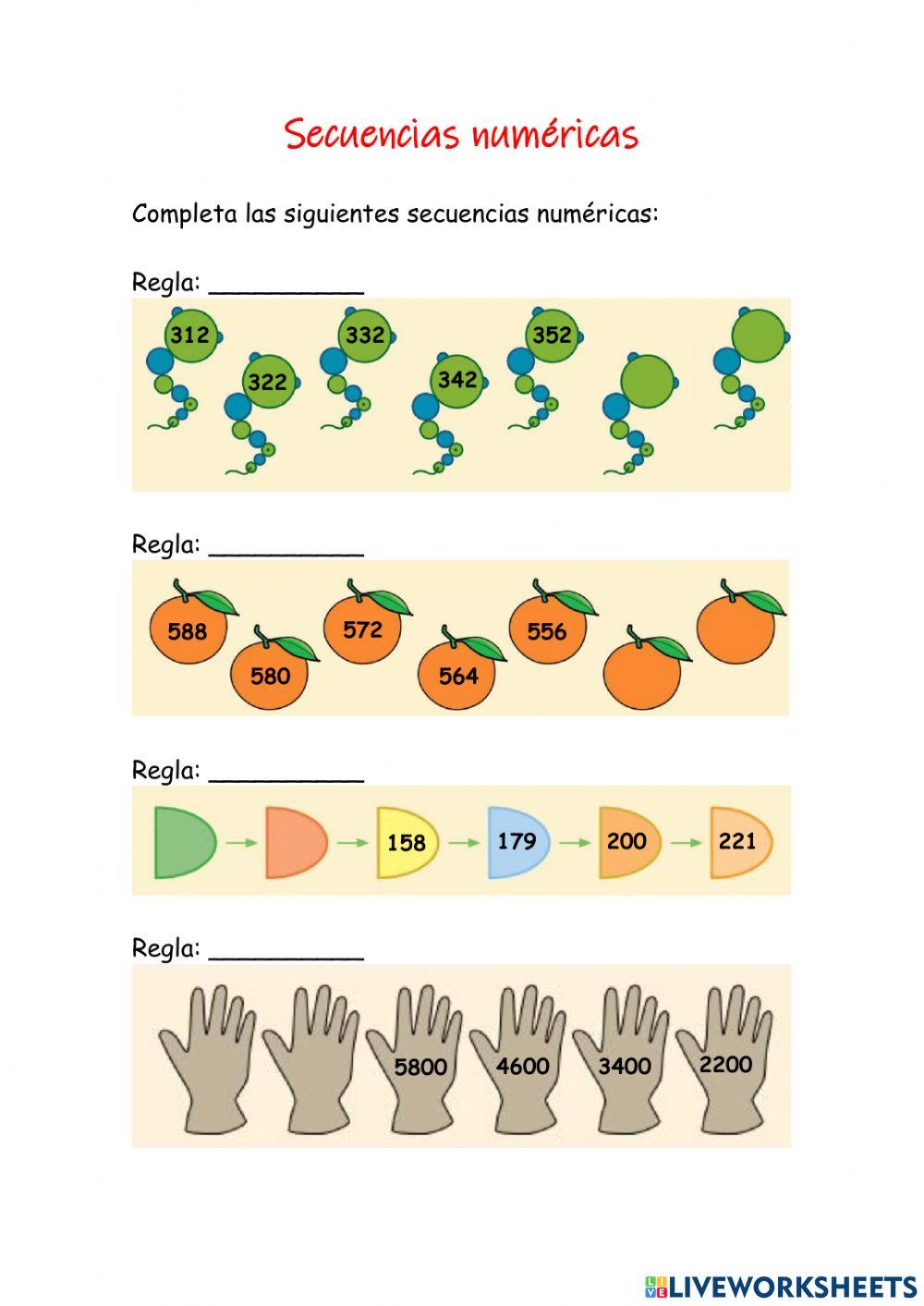 Secuencias Numéricas