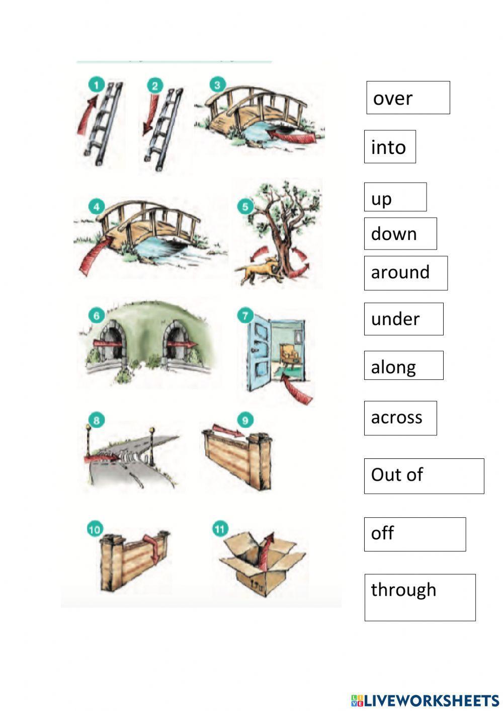 Prepositions of movements