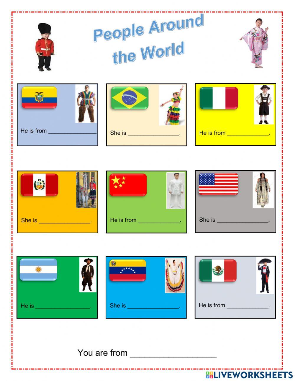 Countries and Nationalities