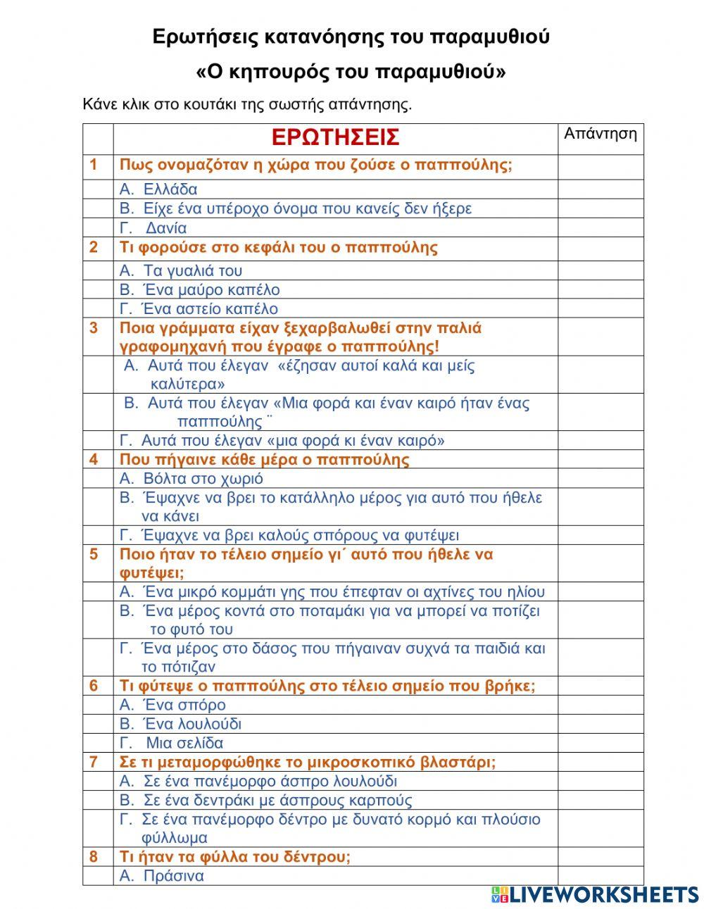 Ο κηπουρος των παραμυθιων Ο κηπουρος των παραμυθιων