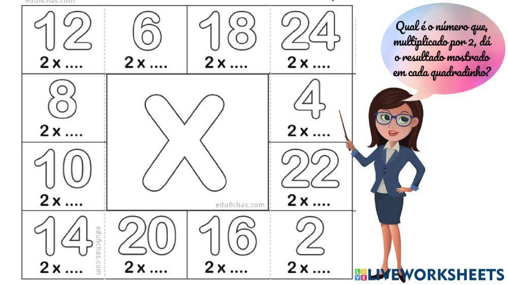 Tabuada Viajante - Atividade 1 (5º ano)