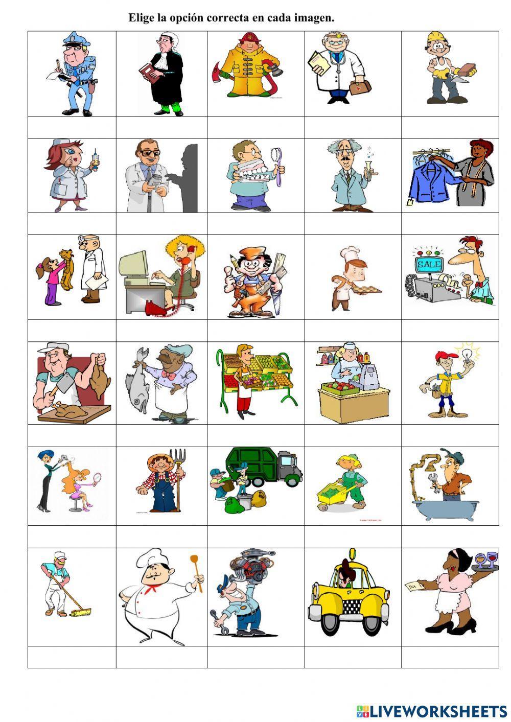 Jobs and occupations