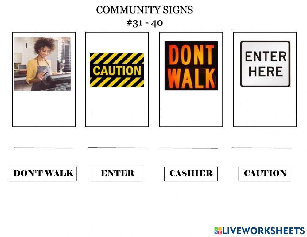 Signs around town - 31-40