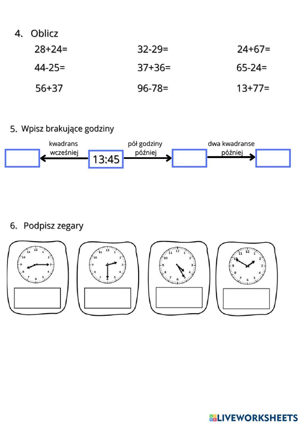 Powtórzenie wiadomości