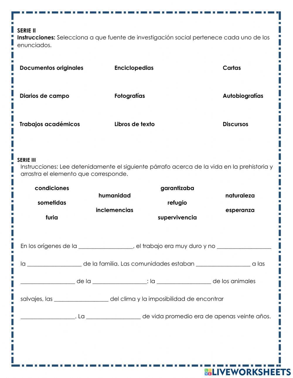Evaluación - Ciencias Sociales 1 - ll Bimestre