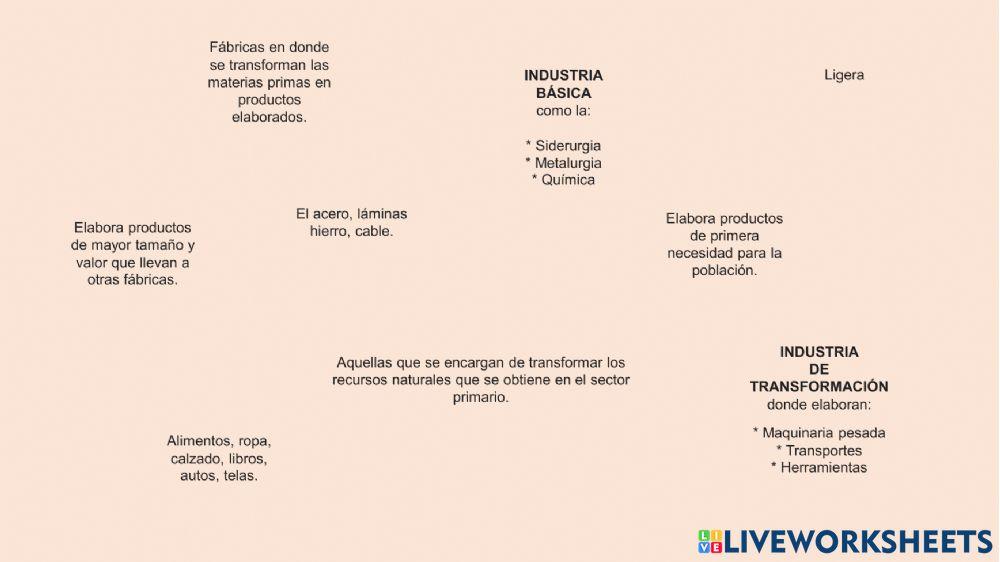 Actividades económicas secundarias