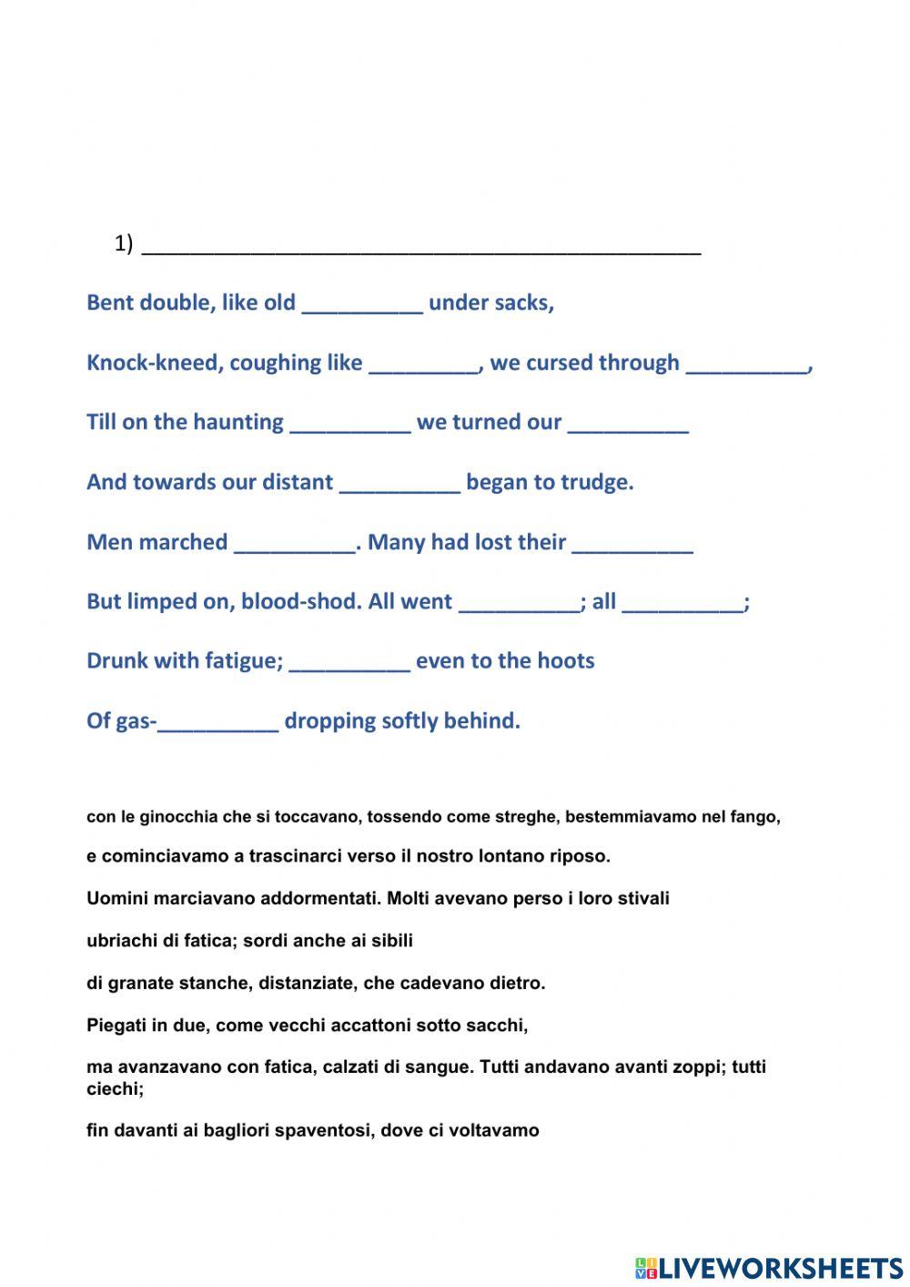 Dulce et Decorum Est