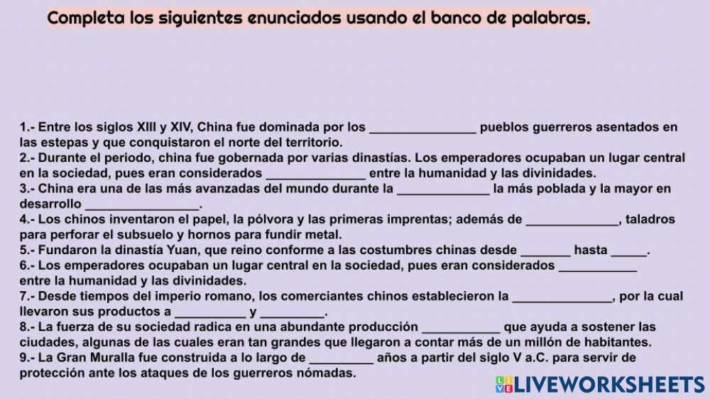 Civilizacion china del siglo v al xv