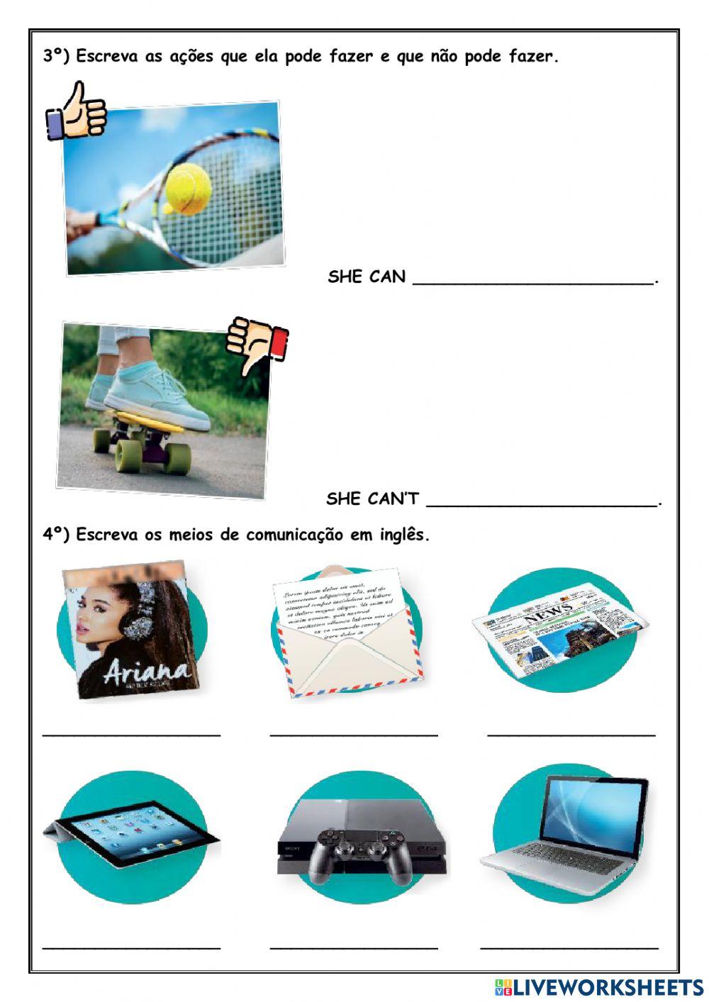 Atividade escrita e auditiva de 20-04-2021.