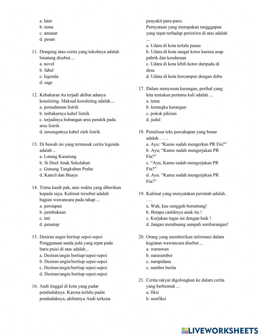 Ila - to 6 bahasa indonesia