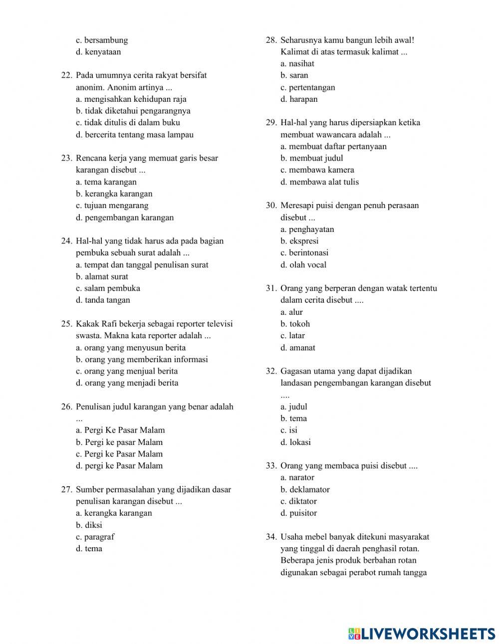Ila - to 6 bahasa indonesia