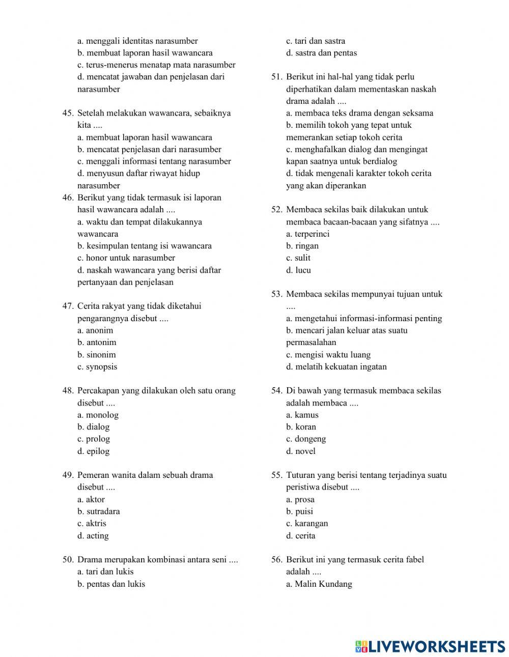 Ila - to 6 bahasa indonesia