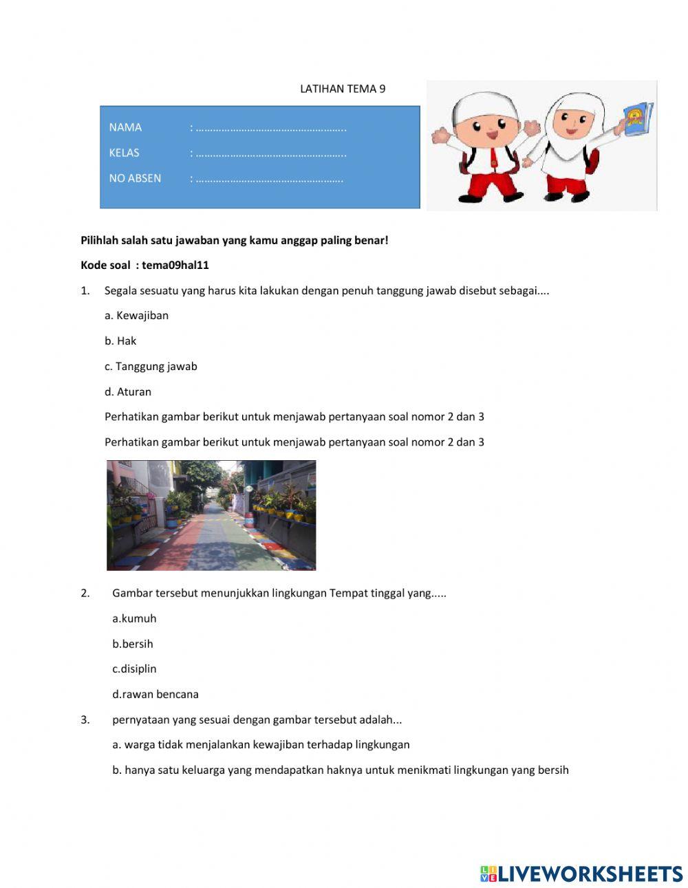 Tema 9 pembelajaran 3,4