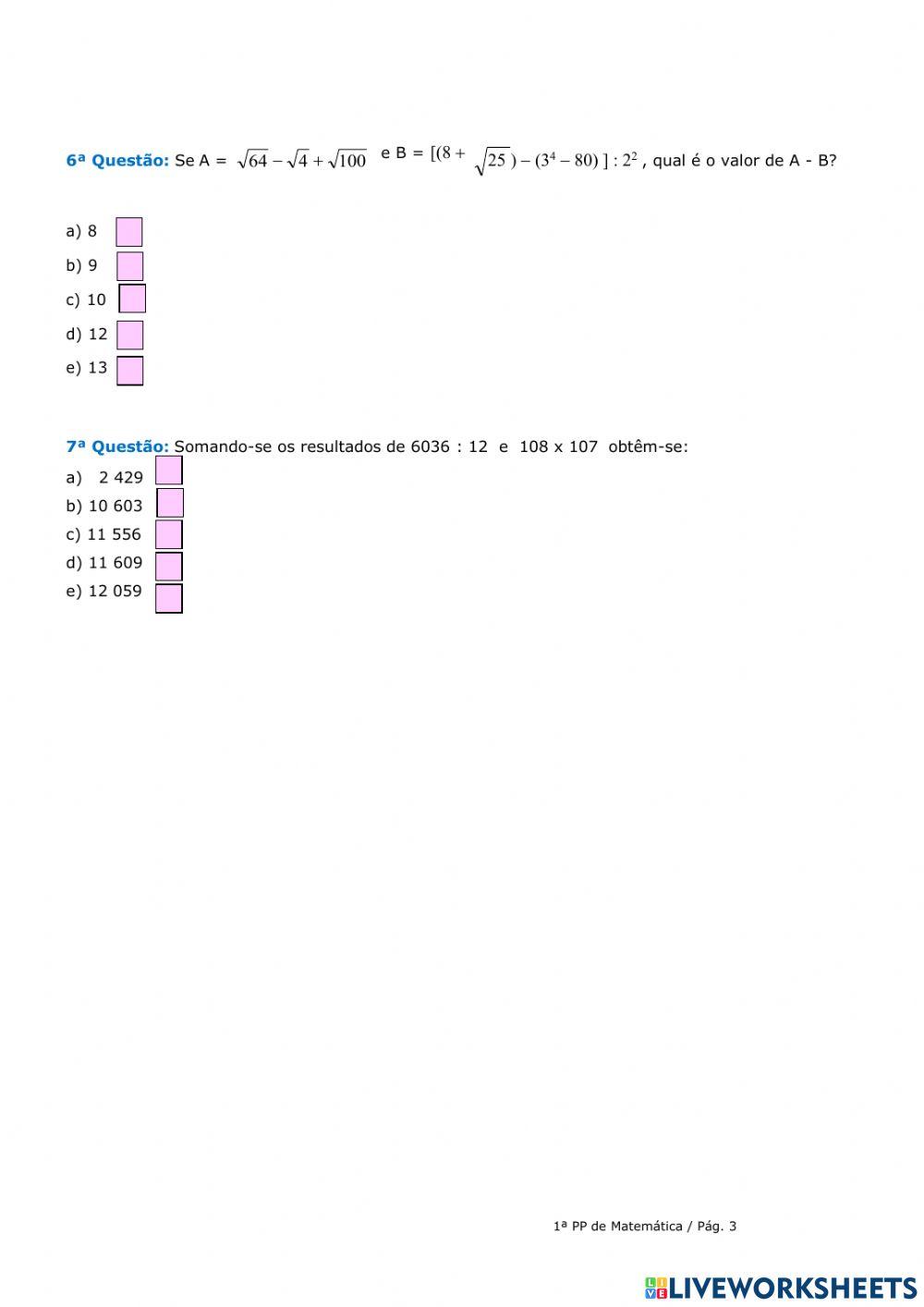 Avaliação de potência