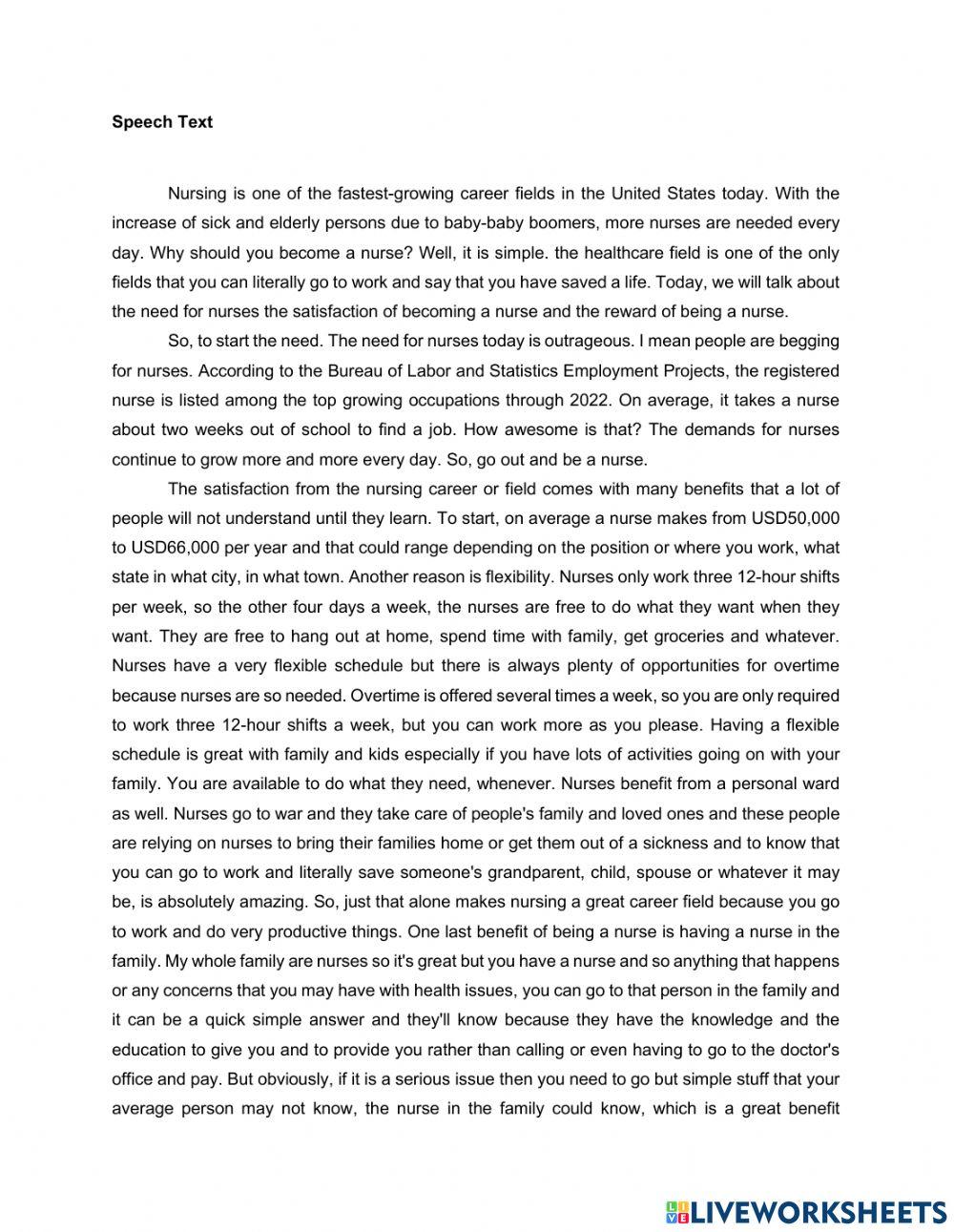 MONROE #39 S MOTIVATED SEQUENCE SPEECH ANALYSIS EXERCISE
