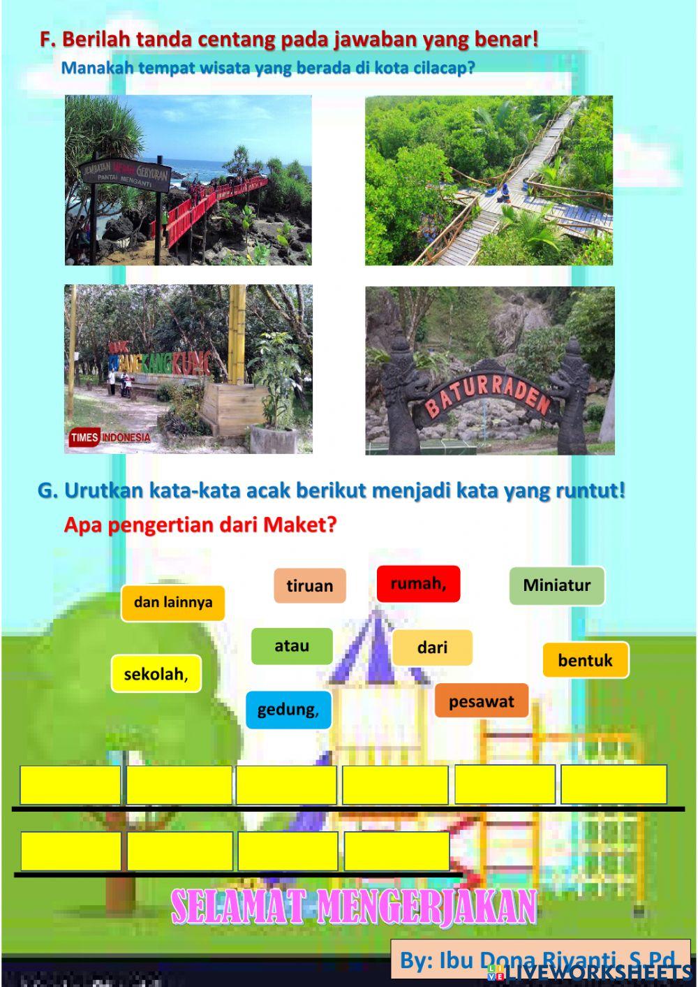 Tugas Harian Kelas 2 SDN Kalisabuk 01