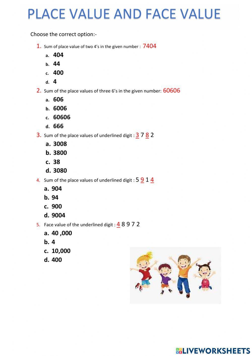 927393 Place Value And Face Value AnuSubu 927393-place-value-and-face-value-anusubu