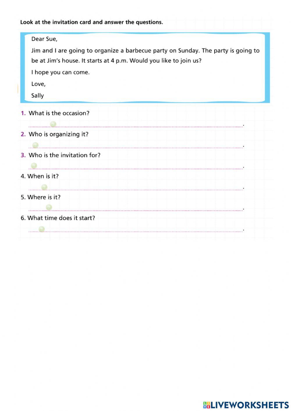 8 1.üni̇te friendship Davetiye kuralları