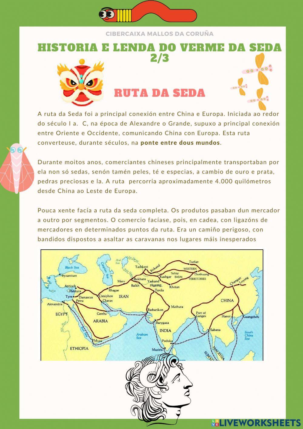 A lenda chinesa do verme da seda