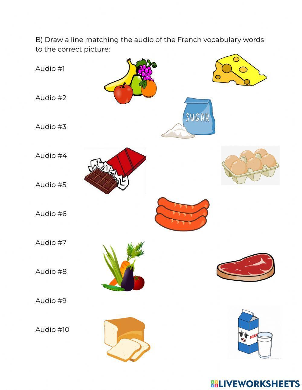 French Grocery Vocabulary - Graeme